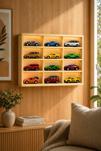 Wooden Car Display Organizer