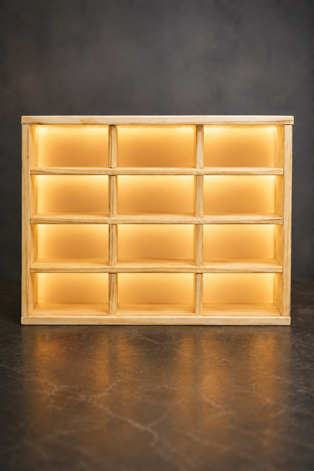 Wooden Car Display Organizer