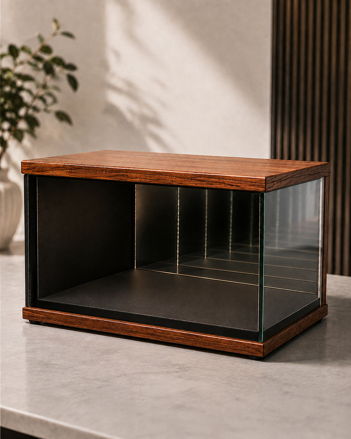 Premium Wooden Car Display Case