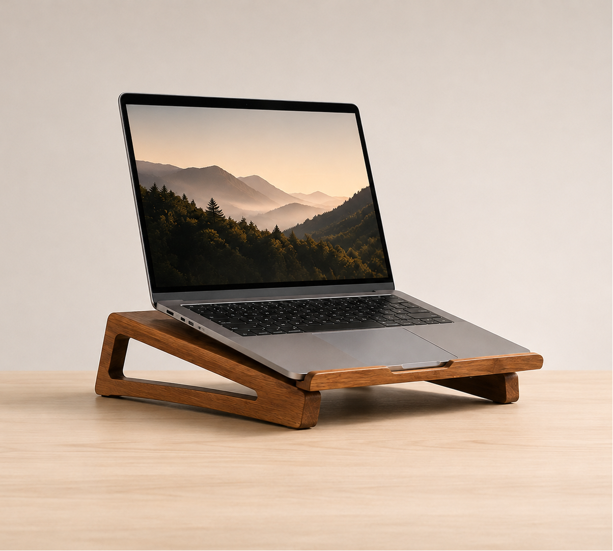 Wooden Laptop Stand