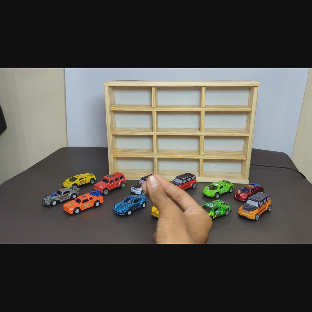 Wooden Car Display Organizer